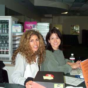 Buddies at the desk