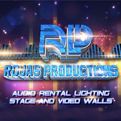Rojas Productions, for all your lighting, sound, and video needs at concerts, parties, corporate events, etc.