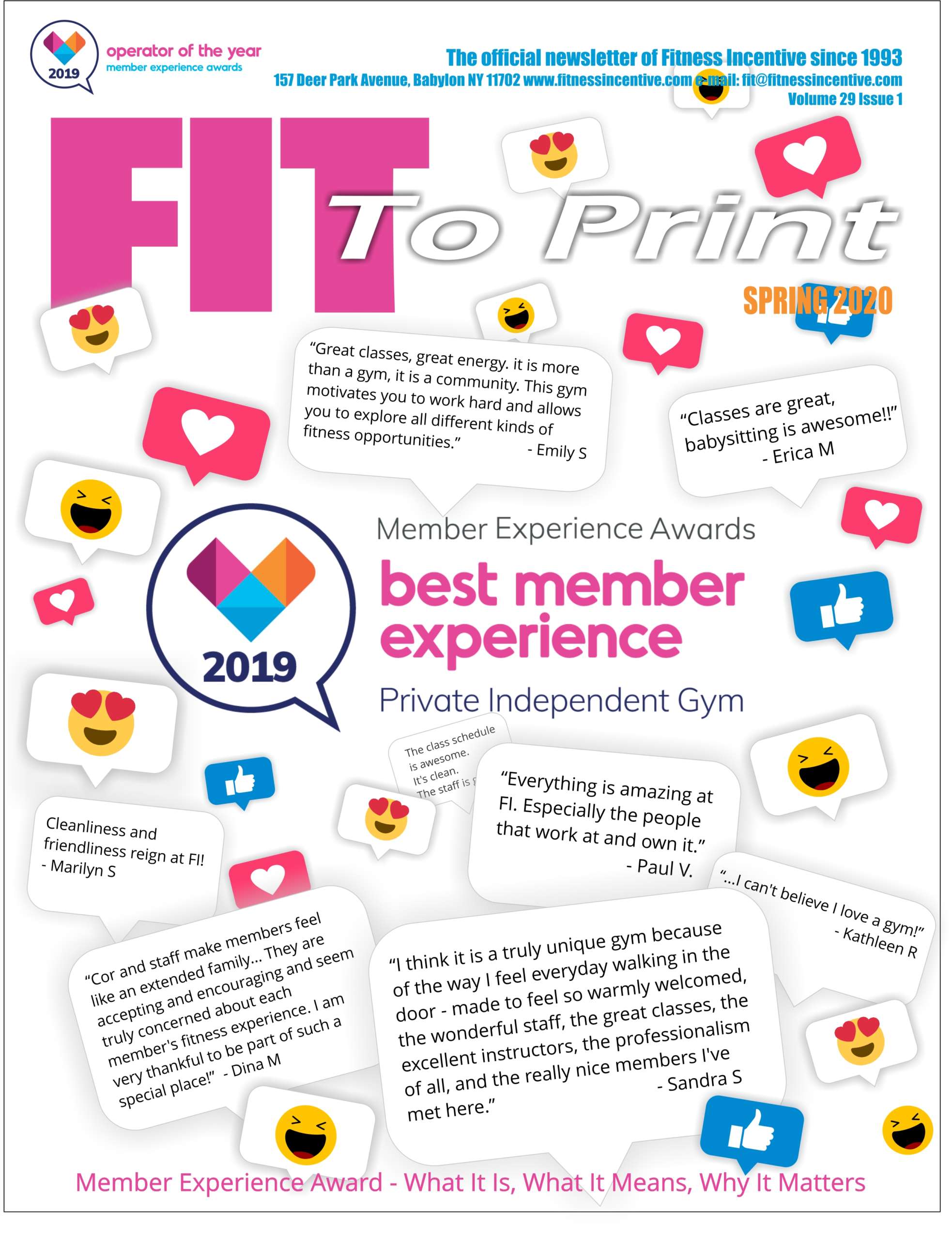 Fit To Print Newsletter 2019