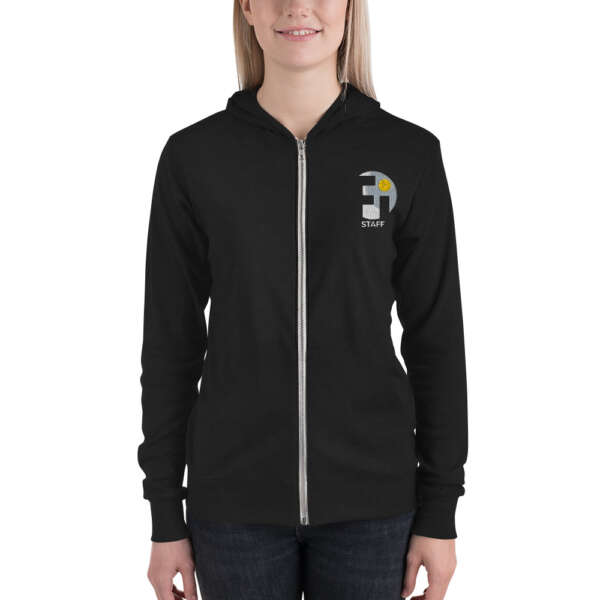STAFF Unisex zip hoodie