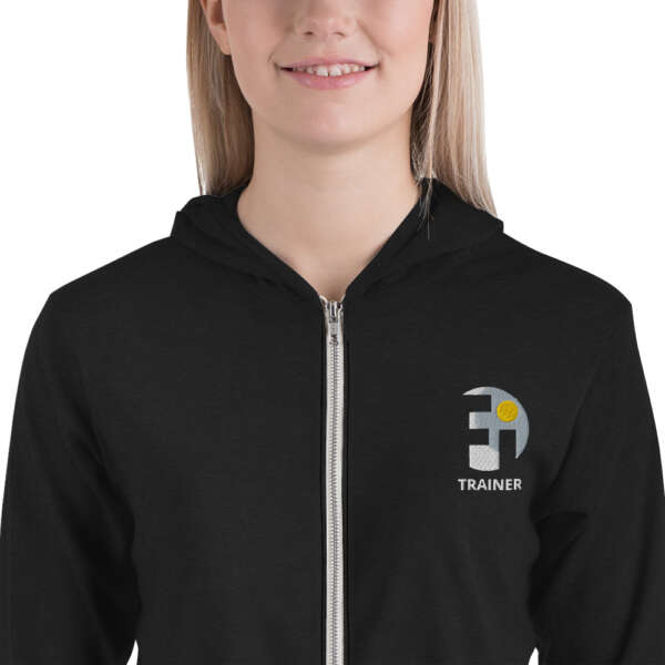 TRAINER Unisex zip hoodie - Image 2