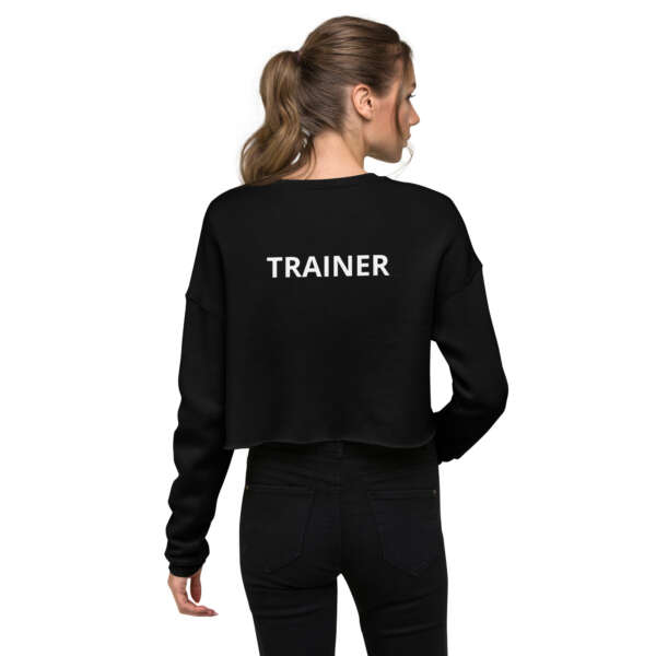 TRAINER Cropped Sweatshirt - Image 2