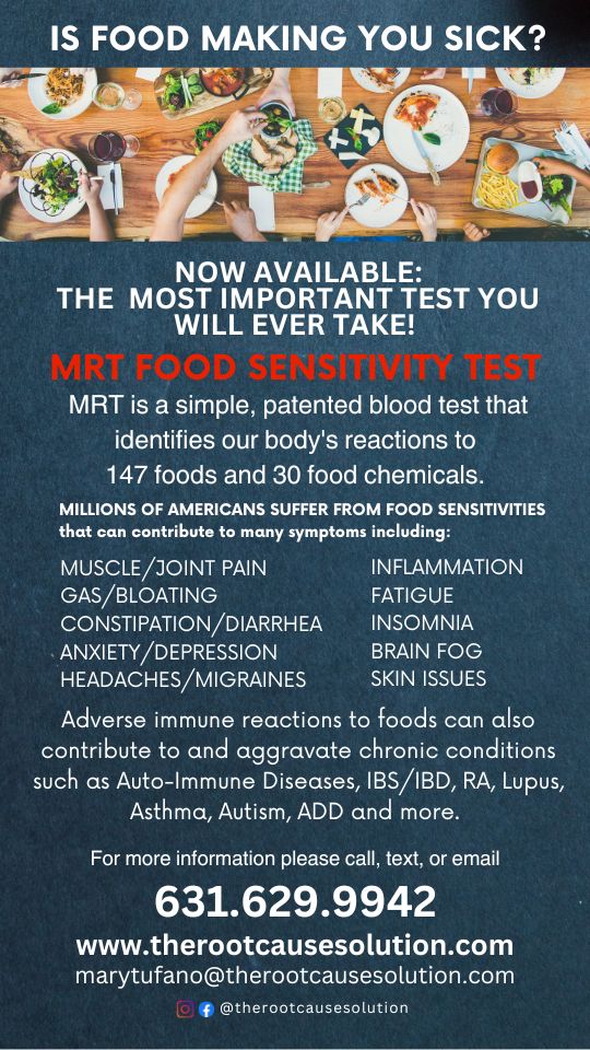 MRT Food Sensitivity Test