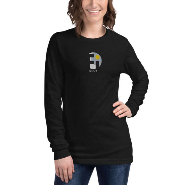 STAFF Embroidered Long Sleeve Tee - Image 3