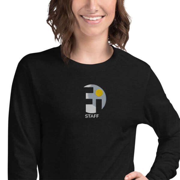 STAFF Embroidered Long Sleeve Tee