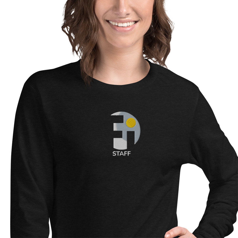 STAFF Embroidered Long Sleeve Tee